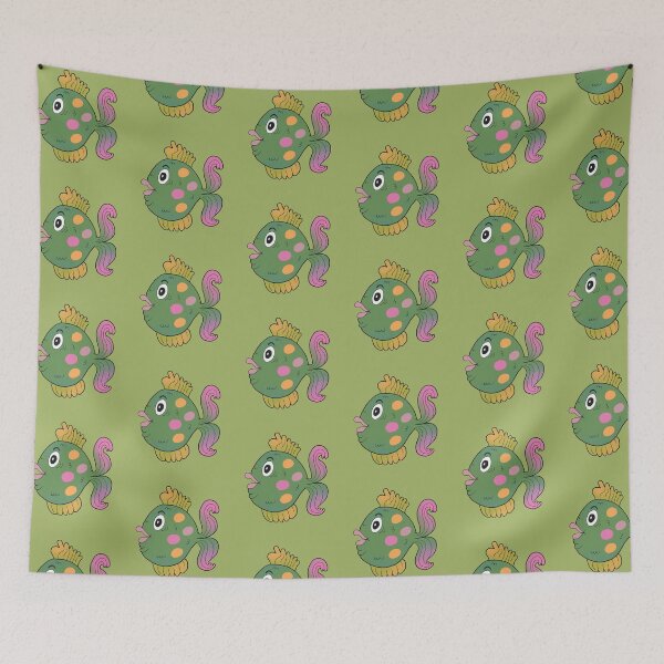 Item preview, Gilbert, el pez tropical designed and sold by yellowflowerhut.