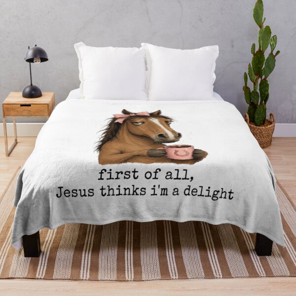 Item preview, Sassy Christian Horse Delight Funny Equestrian Faith Design designed and sold by justinhmorton.