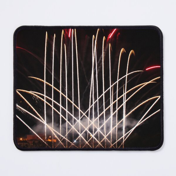 Item preview, Fireworks Burst Over Dark Sky, Long Exposure Celebration Night Display designed and sold by Nmallia.