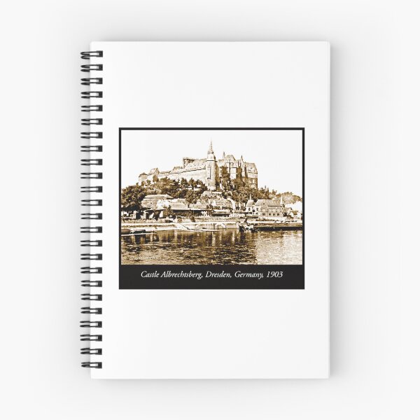 Item preview, Castle, Elbe River, Albrechtsburg, Dresden, Germany, 1903, Vintage Photograph designed and sold by AMacGPhilly.