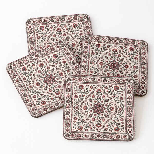 Item preview, Symmetrical Floral Tatreez Pattern Palestinian Cross Stitch designed and sold by BrainCurves.