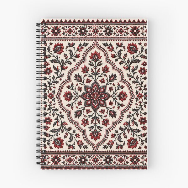 Item preview, Symmetrical Floral Tatreez Pattern Palestinian Cross Stitch designed and sold by BrainCurves.