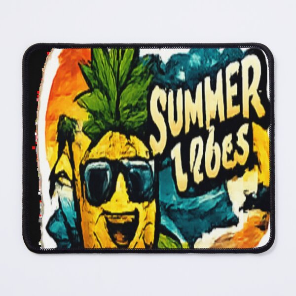 Item preview, ? Summer Vibes Pineapple Sticker | Tropical Beach Vacation Design designed and sold by Your143artist.