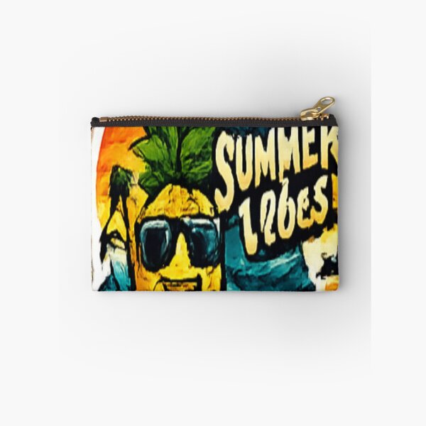 Item preview, ? Summer Vibes Pineapple Sticker | Tropical Beach Vacation Design designed and sold by Your143artist.