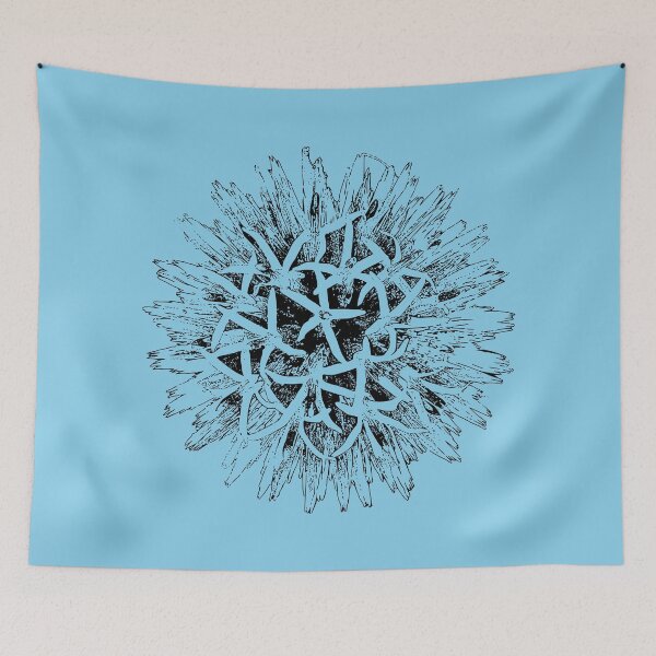 Item preview, Thistle - (#87CEEB) designed and sold by The Stippler Process.