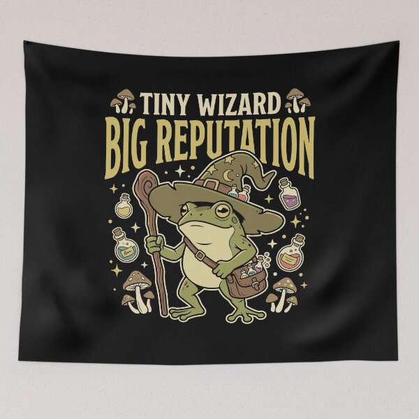 Item preview, Frog Wizard Wizard Frog Magical Frog Gift designed and sold by AndreasMei.