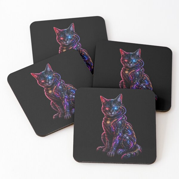 Item preview, Neon Cyber Feline Upgrade Complete designed and sold by Neon Riot Studio.