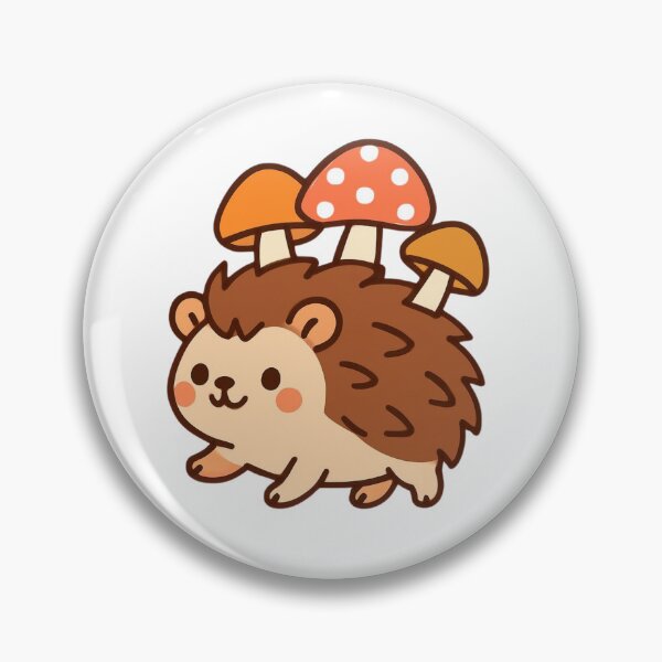 Item preview, Little Things Matter Hedgehog - Cute Kawaii Sticker designed and sold by foryouandyours.