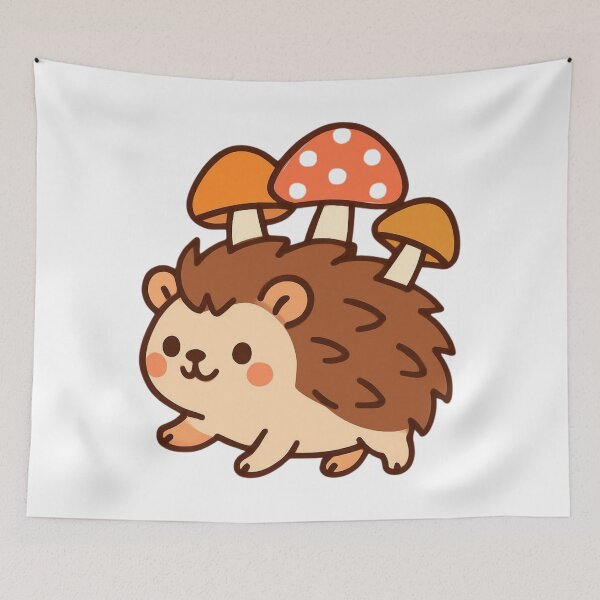 Item preview, Little Things Matter Hedgehog - Cute Kawaii Sticker designed and sold by foryouandyours.