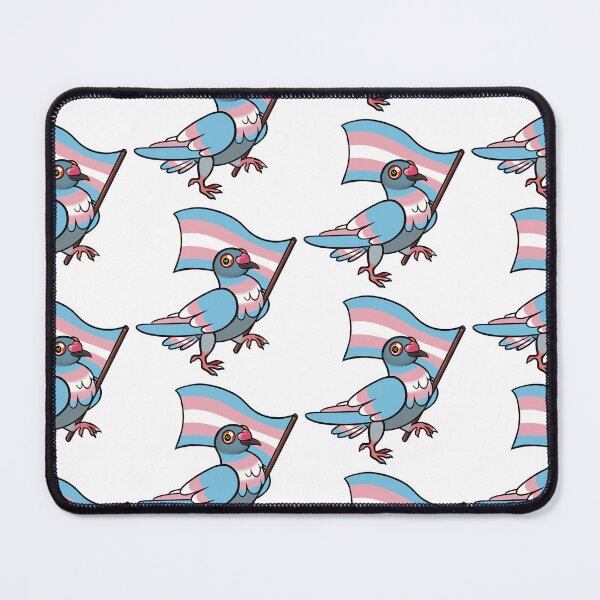 Item preview, Pigeon trans pride designed and sold by LeifrogDesigns.