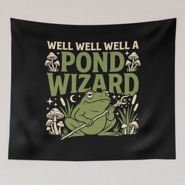 Item preview, Frog Wizard Wizard Frog Magical Frog Gift designed and sold by AndreasMei.