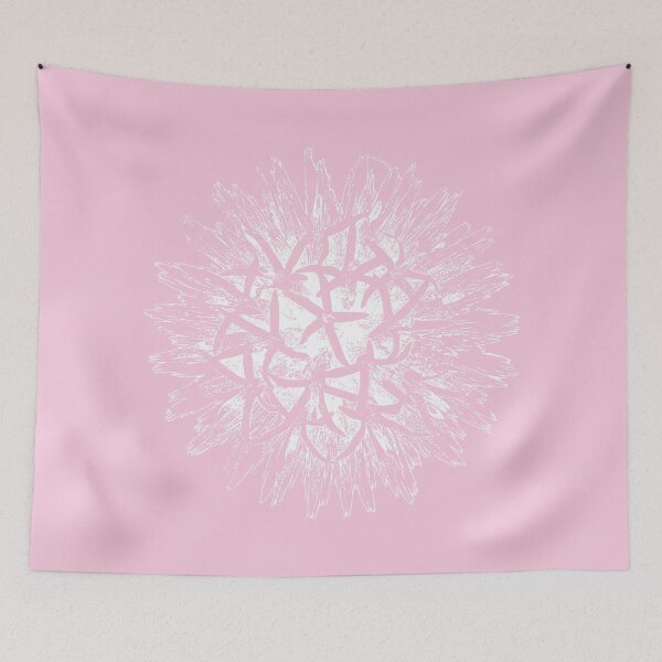 Item preview, Thistle - Light Lines - (#F8C8DC) designed and sold by The Stippler Process.