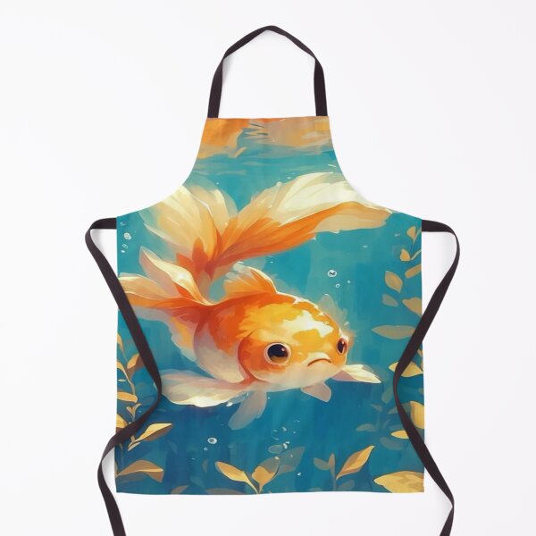 Item preview, Cute Painted Goldfish Artwork designed and sold by NivyasArtistry.