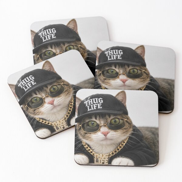 Item preview, Thug Life Cat designed and sold by Kimberly Palmer.