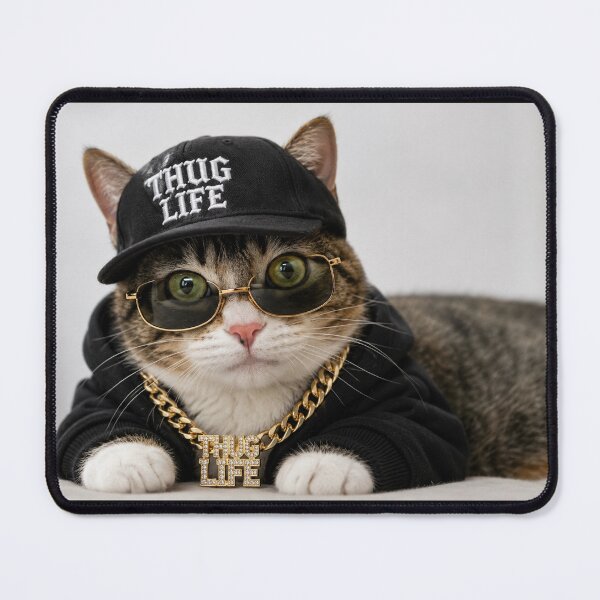 Item preview, Thug Life Cat designed and sold by Kimberly Palmer.