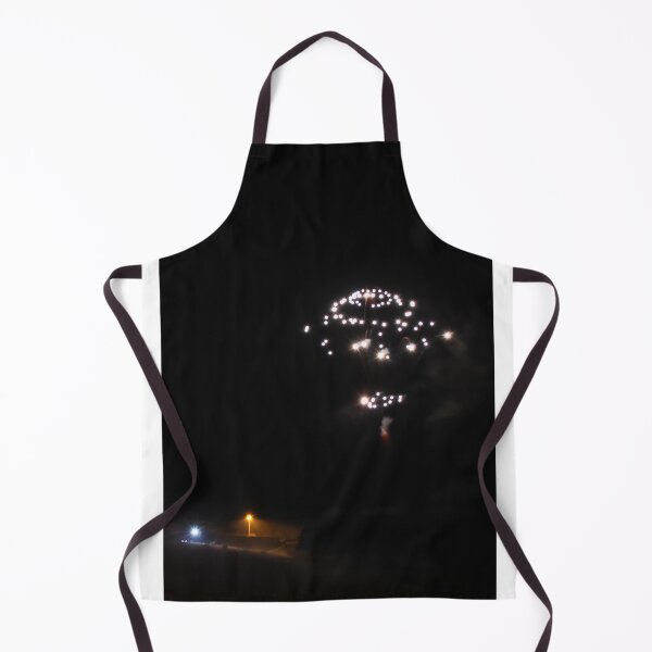 Item preview, Fireworks Burst Over Dark Sky, Long Exposure Celebration Night Display designed and sold by Nmallia.
