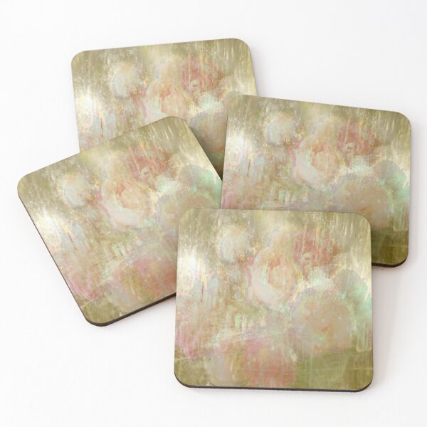 Item preview, Iridescent Peonies 2 Flower Artwork, Mystical Plant Art Print designed and sold by susan-meredith.