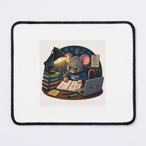 Item preview, A mouse doing study at night designed and sold by Jyoti  Rajput.