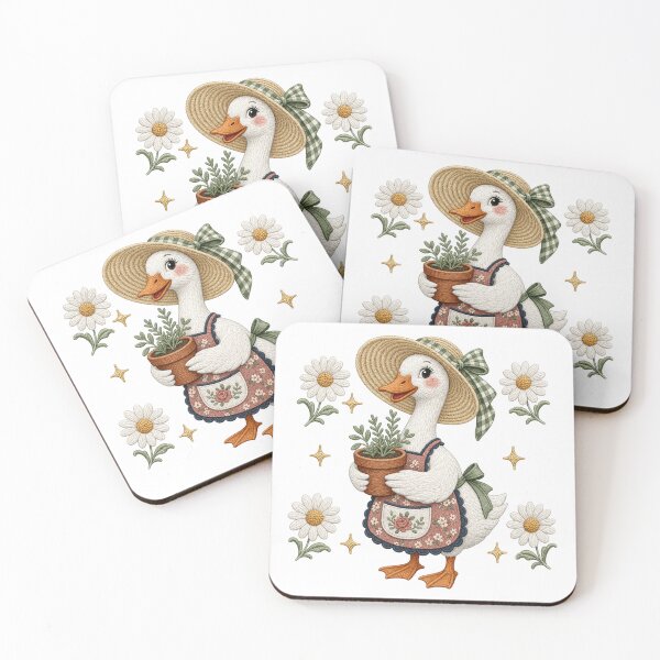 Item preview, Garden Society Goose Sticker | Silly Goose Country Club designed and sold by The Silly goose country club.