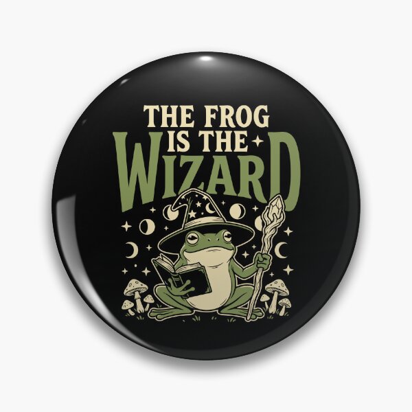 Item preview, Frog Wizard Wizard Frog Magical Frog Gift designed and sold by AndreasMei.
