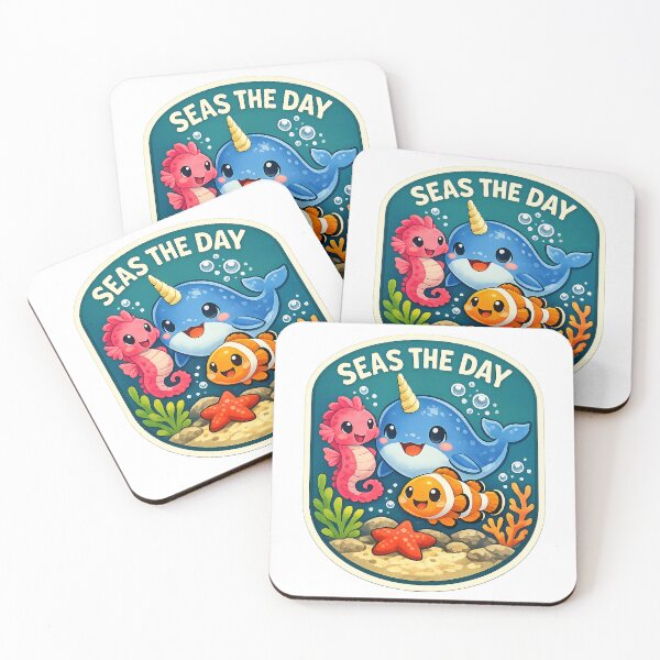 Item preview, Happy Animals - Seas The Day designed and sold by Petcarewithme.