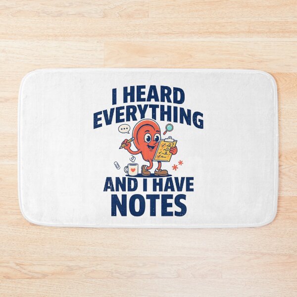 Item preview, I Heard Everything And I Have Notes Office Gossip Expert designed and sold by Fitswear.