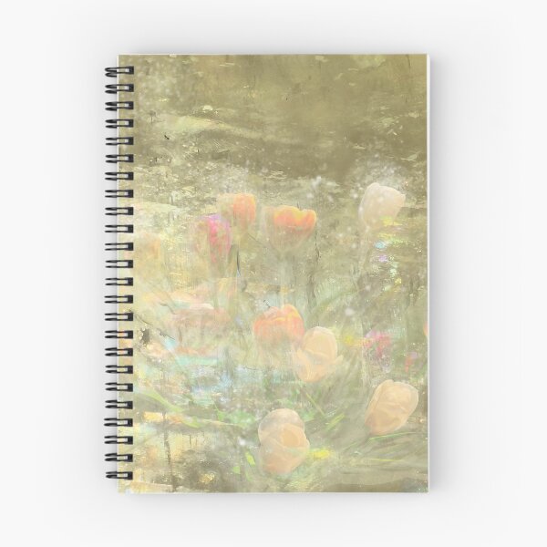 Item preview, Iridescent Tulips Flower Artwork, Mystical Plant Art Print designed and sold by susan-meredith.