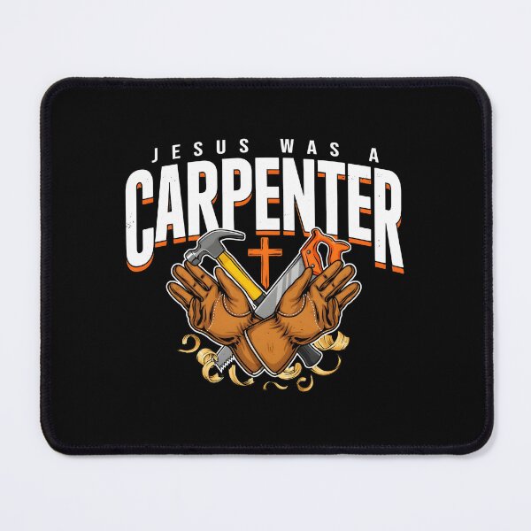 Item preview, Jesus Was a Carpenter Vintage Christian Apparel for Woodworking Enthusiasts designed and sold by Redgiant87x.