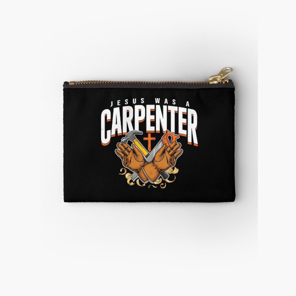 Item preview, Jesus Was a Carpenter Vintage Christian Apparel for Woodworking Enthusiasts designed and sold by Redgiant87x.