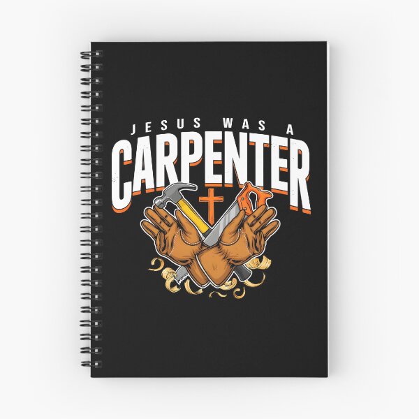 Item preview, Jesus Was a Carpenter Vintage Christian Apparel for Woodworking Enthusiasts designed and sold by Redgiant87x.
