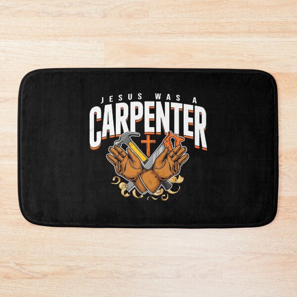 Item preview, Jesus Was a Carpenter Vintage Christian Apparel for Woodworking Enthusiasts designed and sold by Redgiant87x.
