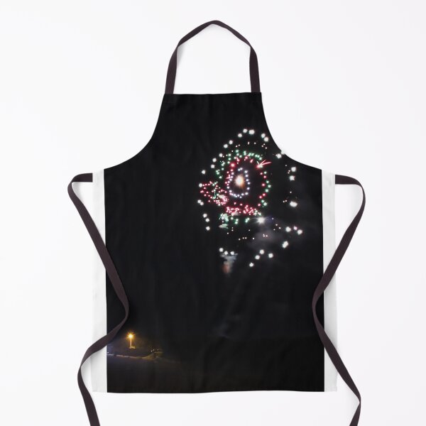 Item preview, Fireworks Burst Over Dark Sky, Long Exposure Celebration Night Display designed and sold by Nmallia.