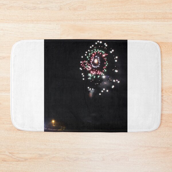Item preview, Fireworks Burst Over Dark Sky, Long Exposure Celebration Night Display designed and sold by Nmallia.