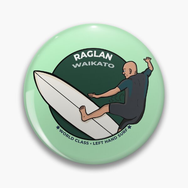 Item preview, Raglan New Zealand World Class Left Hand Surf Retro designed and sold by shopdiego.