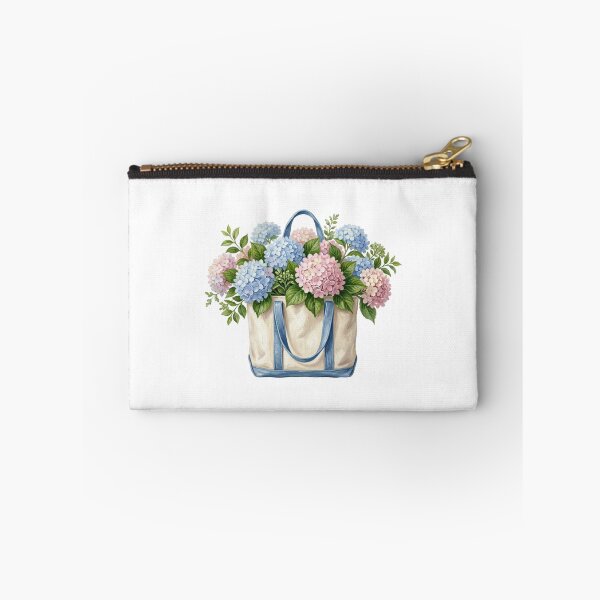 Item preview, Blue and Pink Hydrangea Bouquet Tote Bag Painting designed and sold by SOUFIANE1991.