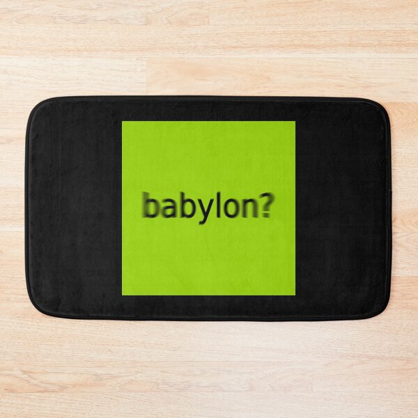 Item preview, Supreme Green Babylon Question Mark Square designed and sold by Doctor Schtrudel.