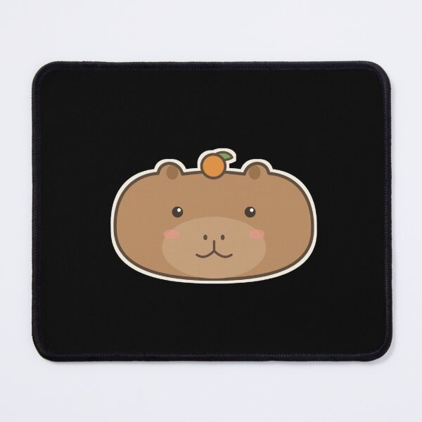 Item preview, Cute Chilling Capybara Wearing Red Baseball Cap Meme designed and sold by AMS.