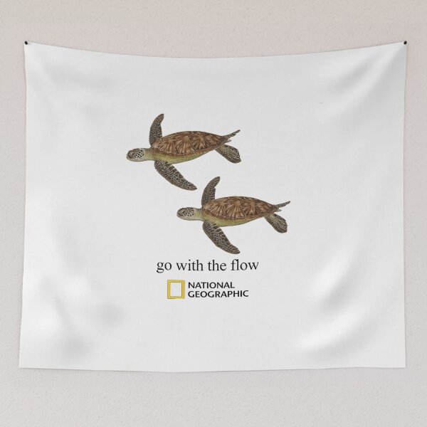 Item preview, Sea Turtle Go With The Flow Ocean Wildlife Nature Classic T-Shirt designed and sold by MichaelAdamArt.