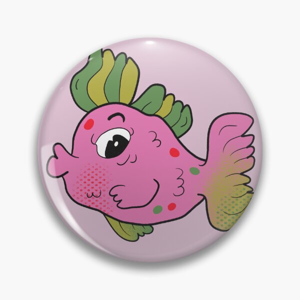 Item preview, Burl the Tropical Fish designed and sold by yellowflowerhut.