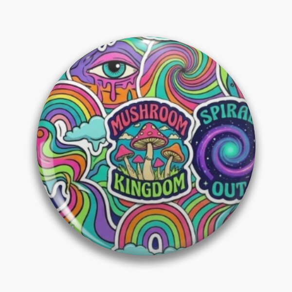 Item preview, Psychedelic Neon Flow Pattern designed and sold by Imaginarium of Chaos falcon88 .