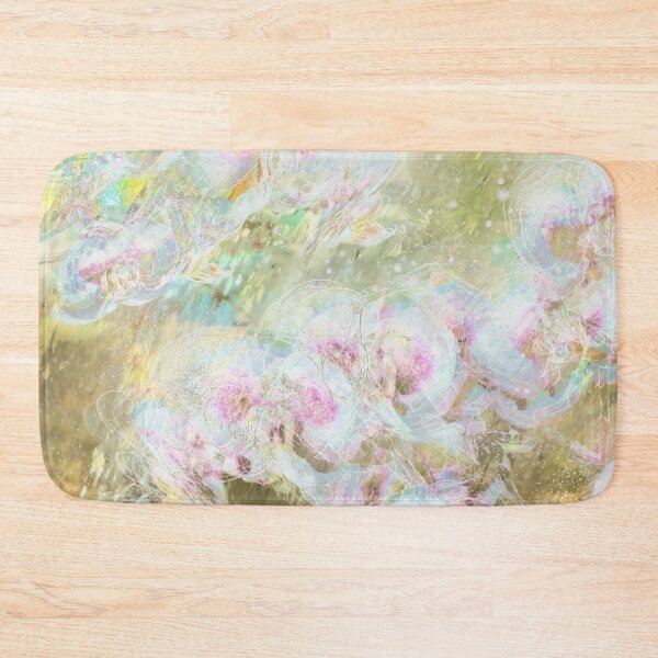 Item preview,  Iridescent Pink Orchid Flower Artwork, Mystical Plant Art Print designed and sold by susan-meredith.