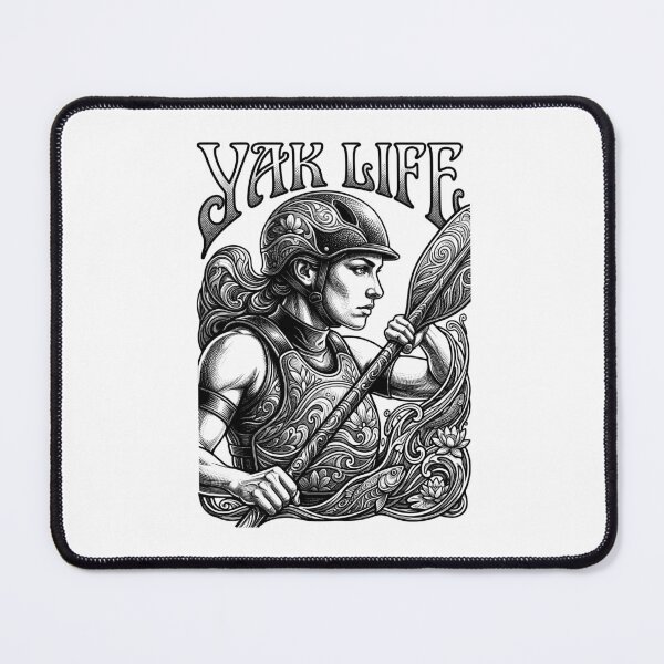 Item preview, Kayak Lover Kayaking Kayaker Paddle Yak Life Girl designed and sold by GrandeDuc.