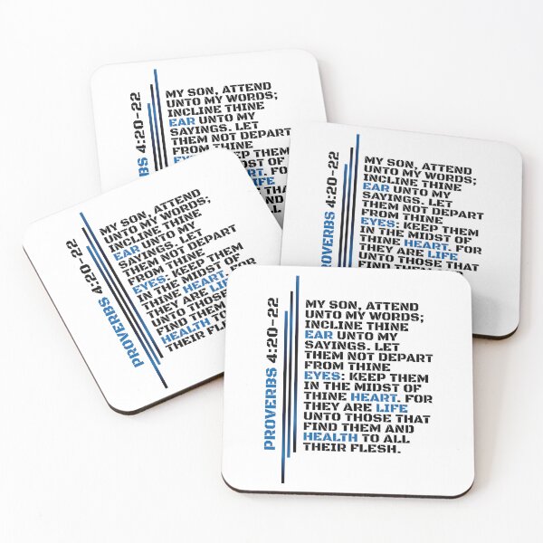 Item preview, Proverbs 4:20-22 Words of Wisdom — Bold Faith designed and sold by DKB07.
