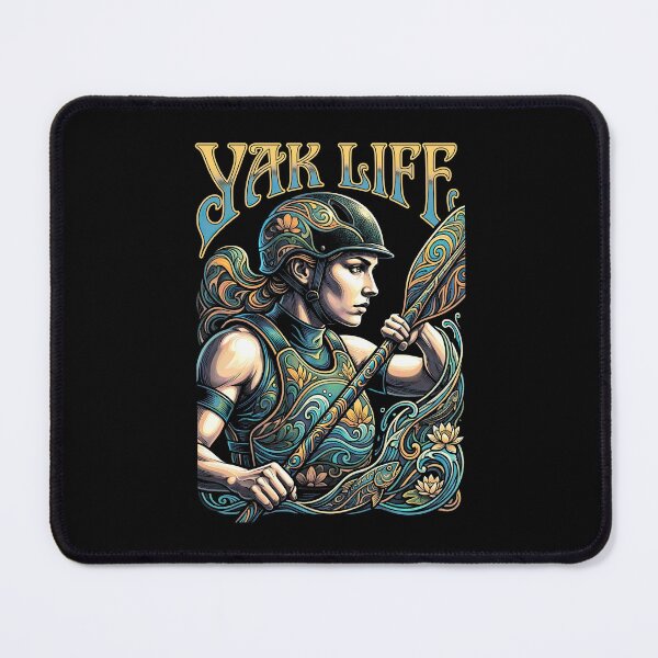 Item preview, Kayak Lover Kayaking Kayaker Paddle Yak Life Girl designed and sold by GrandeDuc.