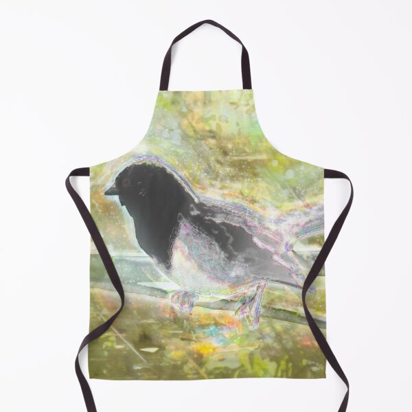 Item preview, Iridescent Towhee Bird on Branch Artwork, Mystical Animal Art Print designed and sold by susan-meredith.