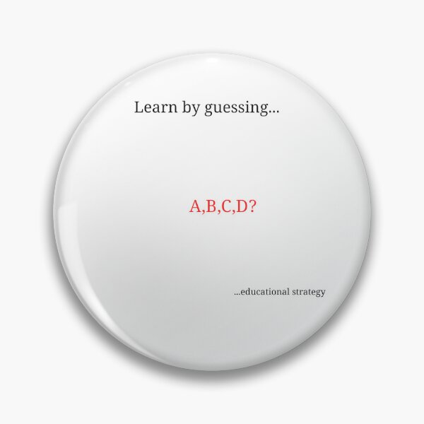 Item preview, Learn By Guessing Funny Student Multiple Choice Test designed and sold by FANTASYoDarknes.