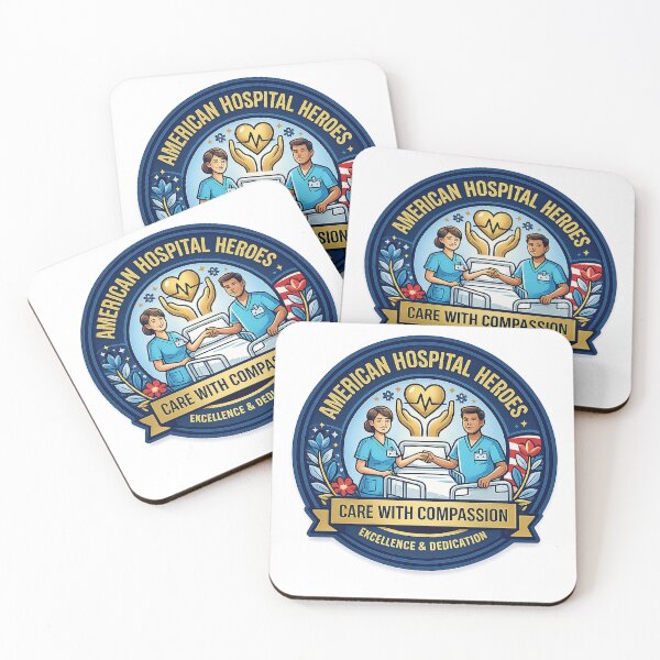 Item preview, American Hospital Heroes Badge PNG | Care With Compassion Healthcare Award designed and sold by Hookesmode.