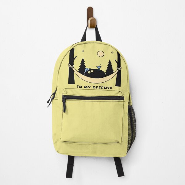 Item preview, In My Defense Unsupervised Black Blob Camping designed and sold by bosamji.
