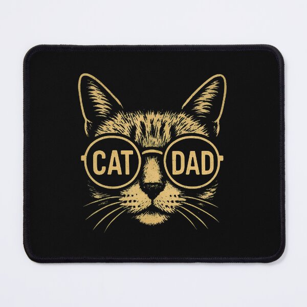 Item preview, Cool Cat Dad Hipster Glasses Graphic Shirt designed and sold by GiaoCalonas.