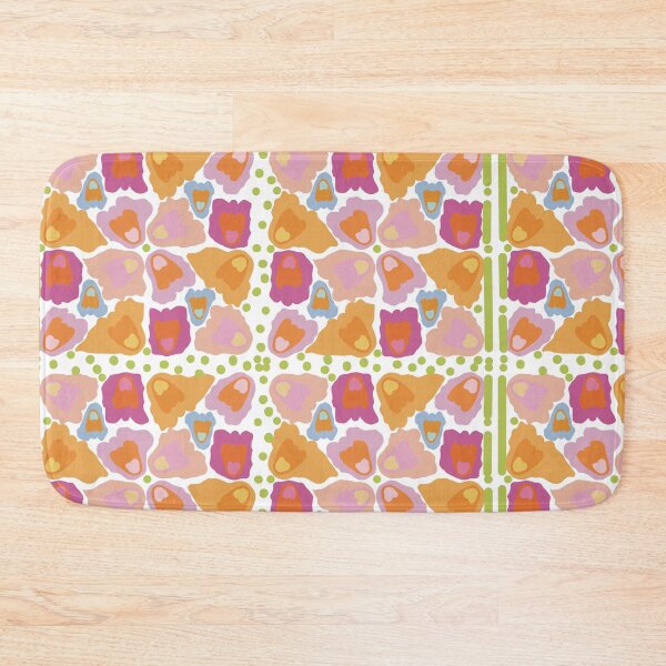 Item preview, Colorful flowers square designed and sold by Ailiida.